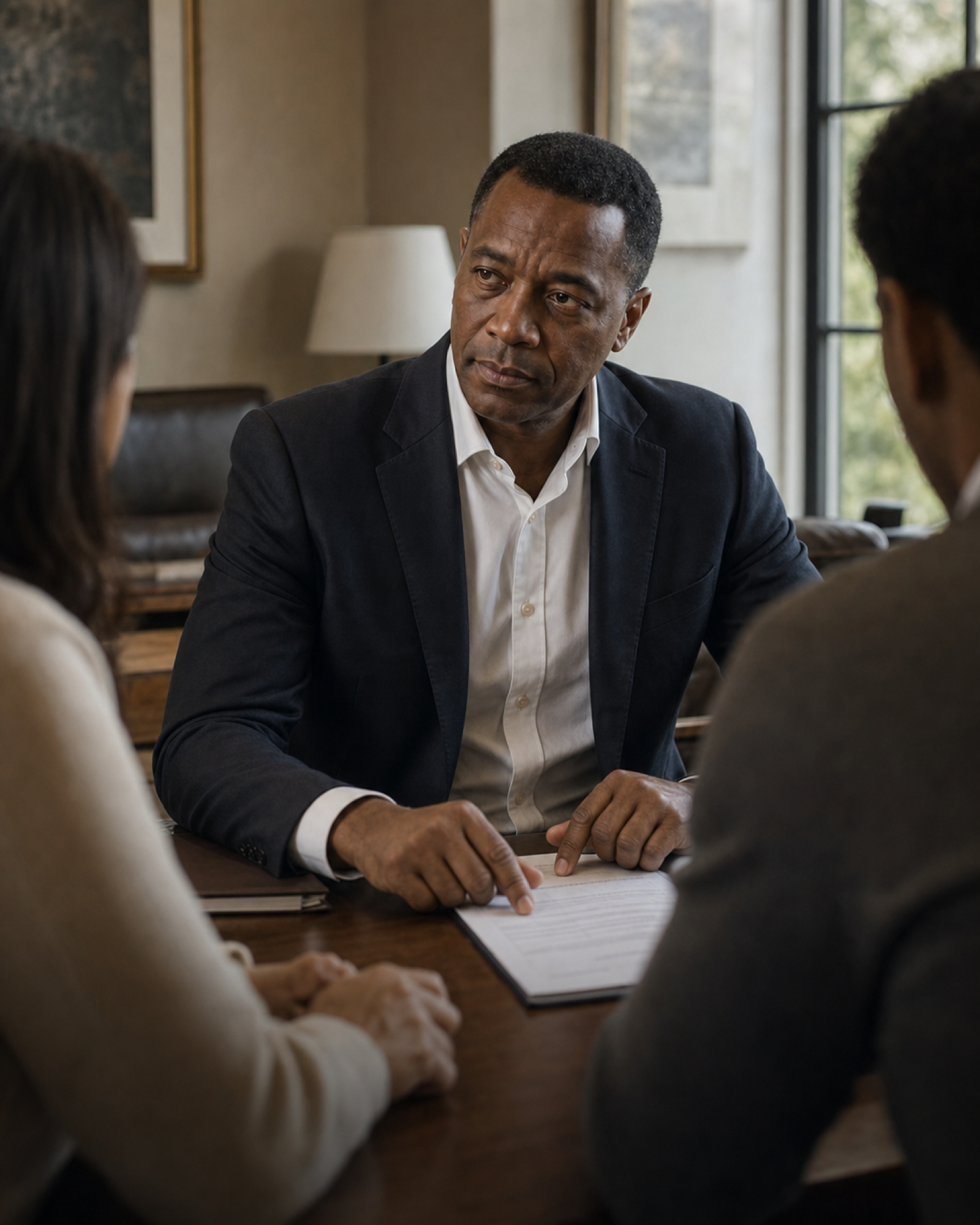 Marcus Reed in a multigenerational planning conversation